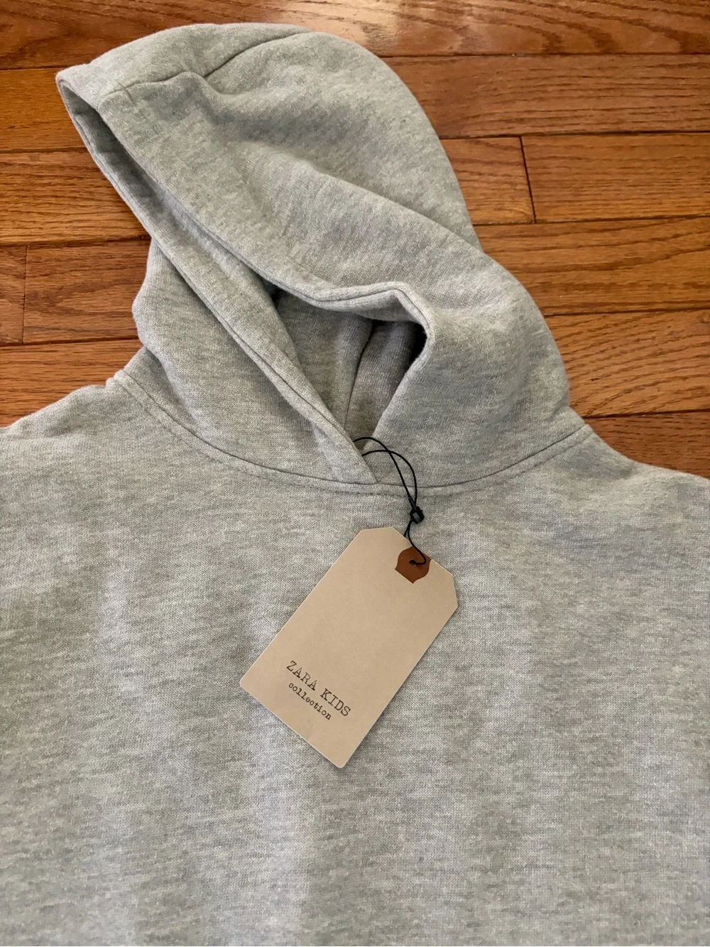 Zara size 7 girls dress grey sweatshirt with leopard skirt